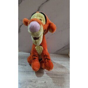 Walt Disney World Tigger Plush Stuffed Animal 14" Orange & Yellow Toy